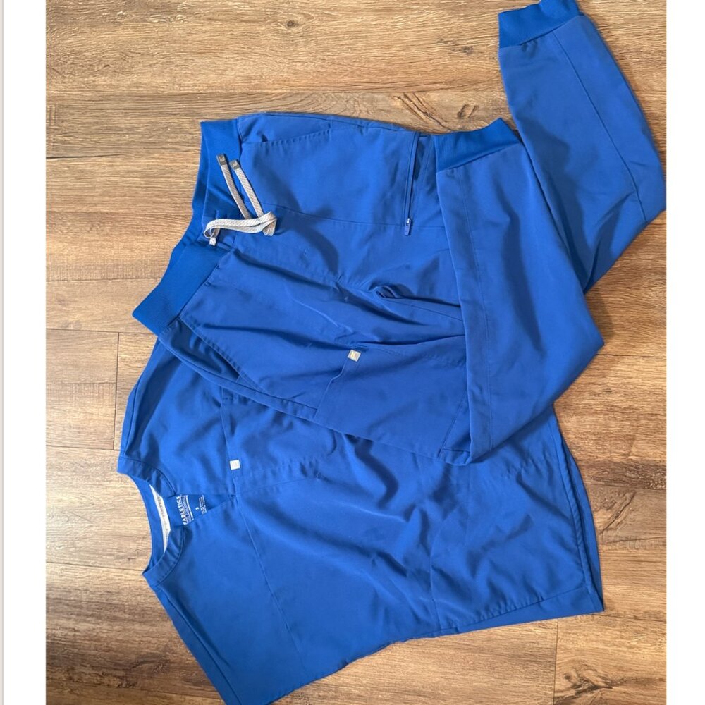 Fabletics Royal Blue Scrub Sets